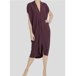 RACHEL Rachel Roy Caftan Dress Burgundy NWT L